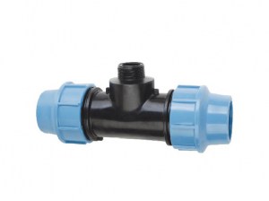 Тройник с наружной резьбой 90 градусов