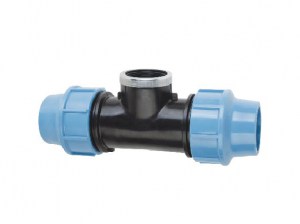 Тройник с внутренней резьбой 90 градусов